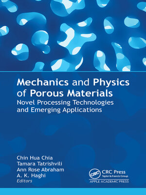 cover image of Mechanics and Physics of Porous Materials